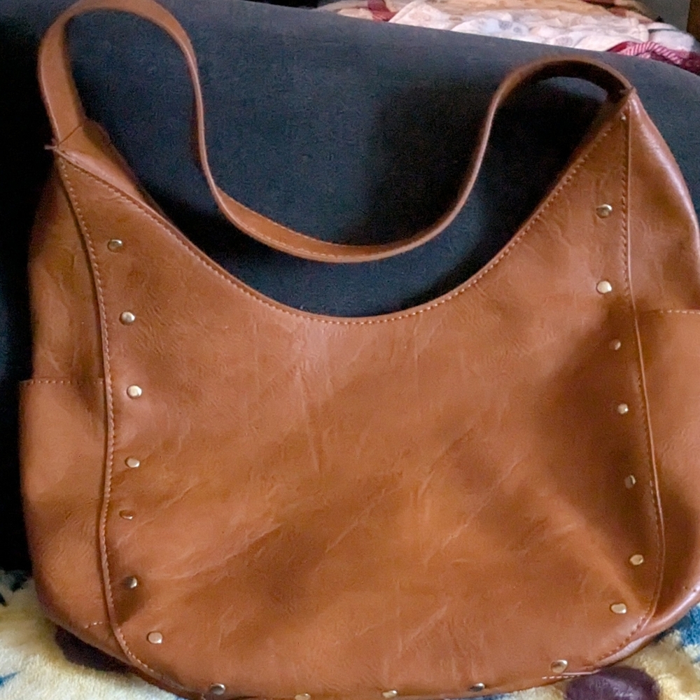 AHDORNED Camel Studded Hobo with Wallet - Picture 7 of 7